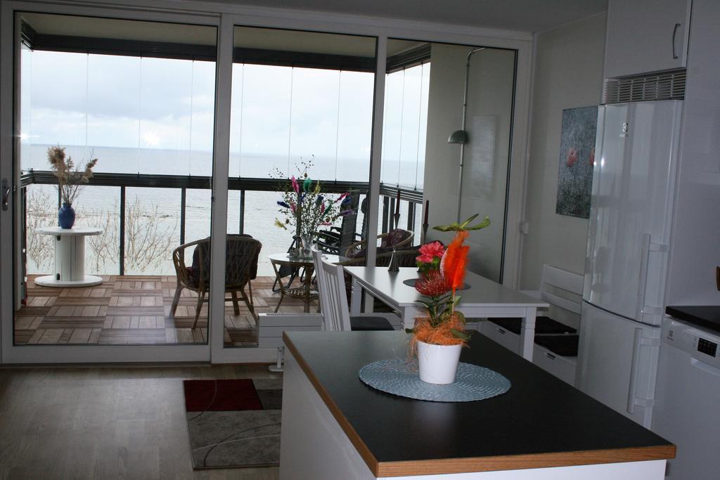 Visby Snack Havsutsikt Appartement Buitenkant foto